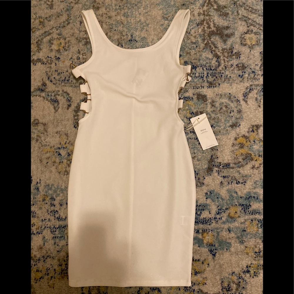 NWT Blashe white cutout mini dress